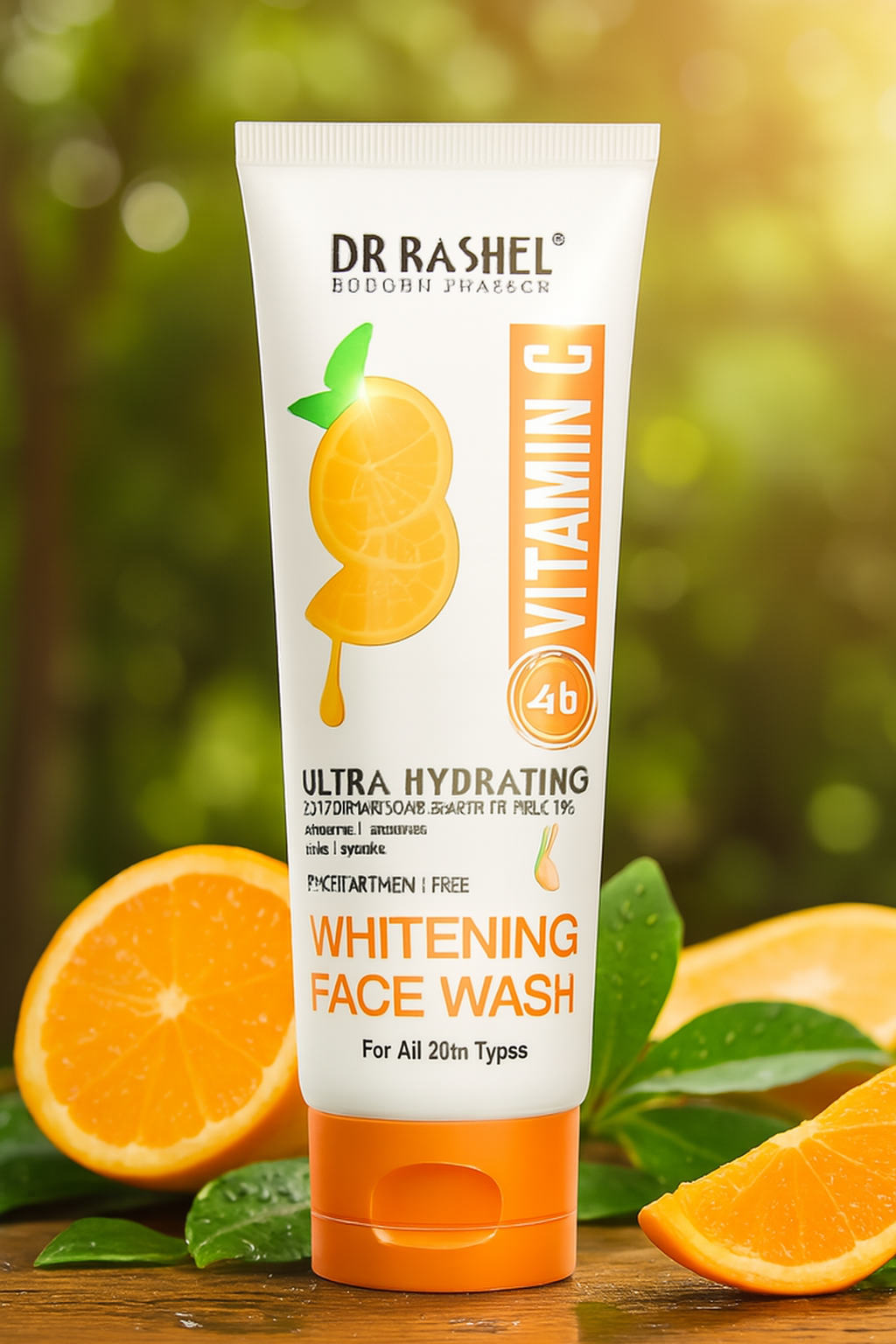 Dr Rashel Vitamin C Ultra Hydrating Whitening Face Wash – Brightening Cleanser, 100ml
