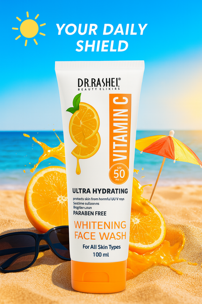 Dr Rashel Vitamin C Ultra Hydrating Whitening Face Wash – Brightening Cleanser, 100ml