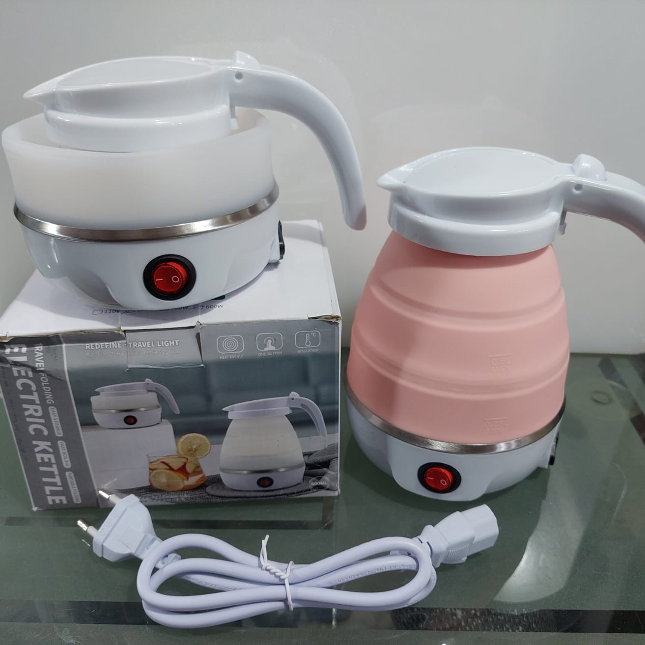 Foldable Electric Kettle – Portable Travel Kettle for Home & Travel
