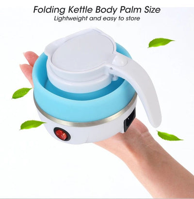 Folding electric kettle in compact size